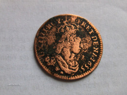 LIARD DE FRANCE  LOUIS XIIII  1655 K - 1643-1715 Louis XIV Le Grand