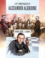 A9372 - SIERRA LEONE -  ERROR MISPERF Stamp Sheet -2017 Chess Alexander Alekhine - Echecs