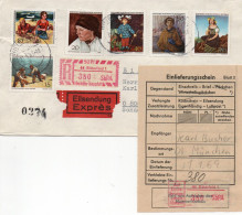 DDR 1969. Staatliche Kunstsammlung Dresden, Einschreibemarke SbPA Gebr., EM 2B-44-1I(1) Satzbrief - Labels For Registered Mail