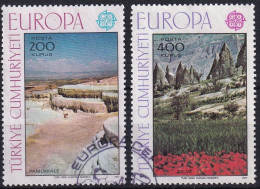 MiNr. 2415 - 2416 Türkei       1977, 2. Mai. Europa: Landschaften - 1977