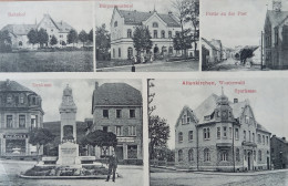 Altenkirchen, Sparkasse, Bahnhof, Bürgermeisterei, Post, 1908 - Altenkirchen