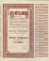 Titre De 1919 - L'Auto-Métallurgique - - Automovilismo