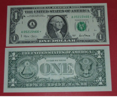 STAR NOTE USA $1 Dollar Bill 2001 - (A)  BOSTON, Crisp, UNCIRCULATED - Billets De La Federal Reserve (1928-...)