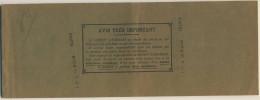 (C11) - CARNET DE CHEQUES CREDIT LYONNAIS MARSEILLE - ANNEES 1930 - Cheques & Traveler's Cheques