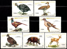 CUBA 1970, FAUNA, HINTING ANIMALS, COMPLETE, MNH SERIES In GOOD QUALITY, *** - Neufs