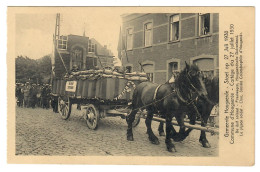 Hougaerde  Hoegaarden   Stoet Op 27 Juli 1930  De Duif Soldaat  Praalwagen Hougaerdsche Duivenbond - Högaarden