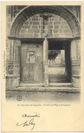 CPA - CAMPAN (ENV. BAGNERES) - PORTAIL DE L'EGLISE  (1903) - Campan