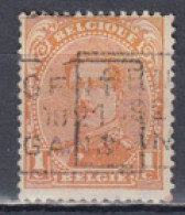 2637 Voorafstempeling Op Nr 135 - GENT 1921 GAND - Positie C (dubbeldruk) - Roller Precancels 1920-29