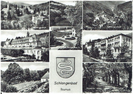 ältere Mehrbild-Postkarte SCHLANGENBAD / Taunus - Schlangenbad