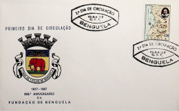 1967 Angola FDC 350º Aniversário Da Fundação De Benguela - Angola