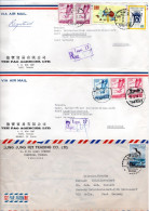 TAIWAN 1960s/70s - 3 Cover (2 Reg.) Posted To Germany - Briefe U. Dokumente