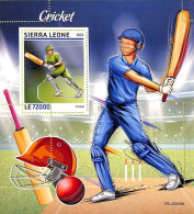 A9428 - SIERRA LEONE -  ERROR MISPERF Stamp Sheet - 2022 - Cricket, Sport - Cricket