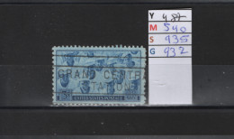 PRIX FIXE Obl 487 YT 540 MIC 935 SCO 932 GIB  A La Gloire De La Marine De Guerre 1945 Etats Unis 58A/04 - Usados