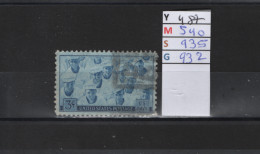 PRIX FIXE Obl 487 YT 540 MIC 935 SCO 932 GIB  A La Gloire De La Marine De Guerre 1945 Etats Unis 58A/04 - Usati