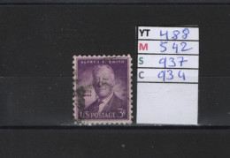 PRIX FIXE Obl 488 YT 542 MIC 937 SCO 934 GIB  Alfred  Smith 1945 Etats Unis 58A/04 - Used Stamps