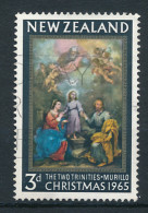 Timbre :  NEW ZEALAND, NOUVELLE ZELANDE (1965), Christmas, The Two Trinities , Murillo, Oblitéré - Used Stamps