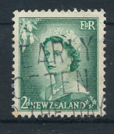 Timbre :  NEW ZEALAND, NOUVELLE ZELANDE (1953), Queen Elizabeth, 2d, Oblitéré - Usati