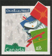 Canada Patins Skates Noel Christmas Patinage Mint No Gum (4-012) - Kunstschaatsen