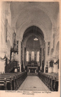 CPA THENEZAY INTERIEUR DE L'EGLISE - Thenezay