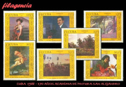 CUBA MINT. 1988-01 170 AÑOS DE LA ACADEMIA DE PINTURA DE SAN ALEJANDRO - Unused Stamps