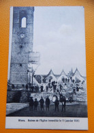 WIERS  - Ruines De L'Eglise Incendiée Le 11 Janvier 1910 - Tournai