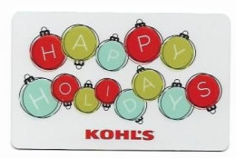 Kohl's, U.S.A., Carte Cadeau Pour Collection, Sans Valeur, # Kohls-145 - Tarjetas De Fidelización Y De Regalo