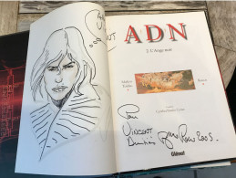 A.D.N. ADN 2 L'ange Noir EO DEDICACE BE Glénat 11/2004 AToldac Rocco (BI3) - Autographs