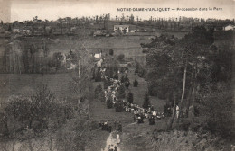 CPA NOTRE DAME D'ARLIQUET PROCESSION DANS LE PARC - Aixe Sur Vienne