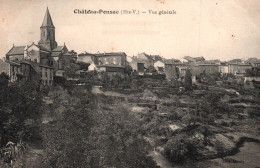 CPA HAUTE VIENNE 87 / CHATEAU PONSAC VUE GENERALE  - Chateauponsac