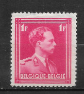 BELGIQUE ,N °  428 " LÉOPOLD III " - 1936-1957 Open Kraag