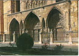 Leon (Castilla Y Leon, Spagna) Catedral, Detalle Del Portico, Cathedral, Portico Detail, Cathedrale, Detail Du Portique - León
