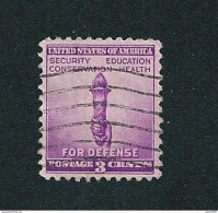 N° 453 Propagande Pour Défense National Etats-Unis (1940) Oblitéré USA  Timbre United States - Used Stamps