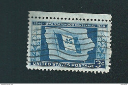 N° 494 100 Ans Etat D'Iowa  USA Timbre Etats-Unis (1946) Oblitéré - Usados