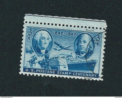 N° 499 Washington, Franklin, Transports Postaux 3c., Bleu  Timbre Etats-Unis (1947) Oblitéré - Gebraucht