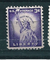 N° 581 Statue De La Liberté Oblitéré Timbre  USA Etats-Unis (1954) - Gebraucht