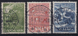 DENMARK 1947 - Canceled - Mi 295-297 - Used Stamps