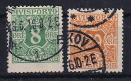 DENMARK 1915 - Canceled - Mi 11, 12 - PORTO - Port Dû (Taxe)