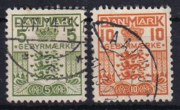 DENMARK 1930 - Canceled - Mi 17, 18 - Used Stamps