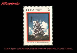 CUBA MINT. 1988-04 XXX ANIVERSARIO DEL III FRENTE GUERRILLERO MARIO MUÑOZ - Nuevos