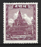 NEPAL. N°44 De 1949. Temple. - Hinduismus