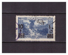 GRAND  LIBAN   N ° 186  .   10 Pi   SUR   12  1 / 2   Pi     OBLITERE  . SUPERBE  . - Gebraucht