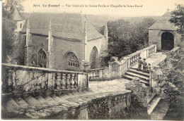 CPA - LE FAOUET - VUE GENERALE DE SAINTE-BARBE ET CHAPELLE SAINT-DAVID - Faouët