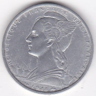 Cote Française Des Somalis, Union Française. 5 Francs 1948 , Aluminium . Lec# 40 - Dschibuti