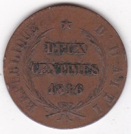 Haïti . 2 Centimes 1846 AN 43. En Cuivre. KM# 26 - Haiti