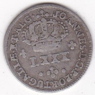 Portugal , 80 Reis ND ( 1799 – 1816) Joao V, En Argent , KM# 314 - Portugal