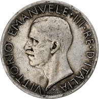 Italie, Vittorio Emanuele III, 5 Lire, 1929, Rome, Argent, TTB, KM:67.2 - 1900-1946 : Victor Emmanuel III & Umberto II