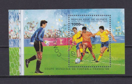 GUINEE 1995 BLOC N°112A OBLITERE FOOTBALL - Guinée (1958-...)