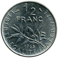 France - 1965 - KM 931 - 1/2 Franc - XF - 1/2 Franc
