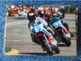 Moto YAMAHA 350 BARRY SHEENE  JOHN DODDS IMOLA 7 JUILLET 1972 - Moto Sport