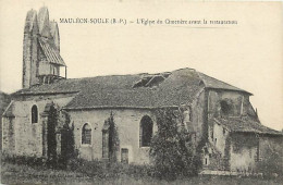 - Pyrenées Atlantiques -ref-A767- Mauléon - Soule - Eglise Du Cimetière Avant La Restauration - - Mauleon Licharre